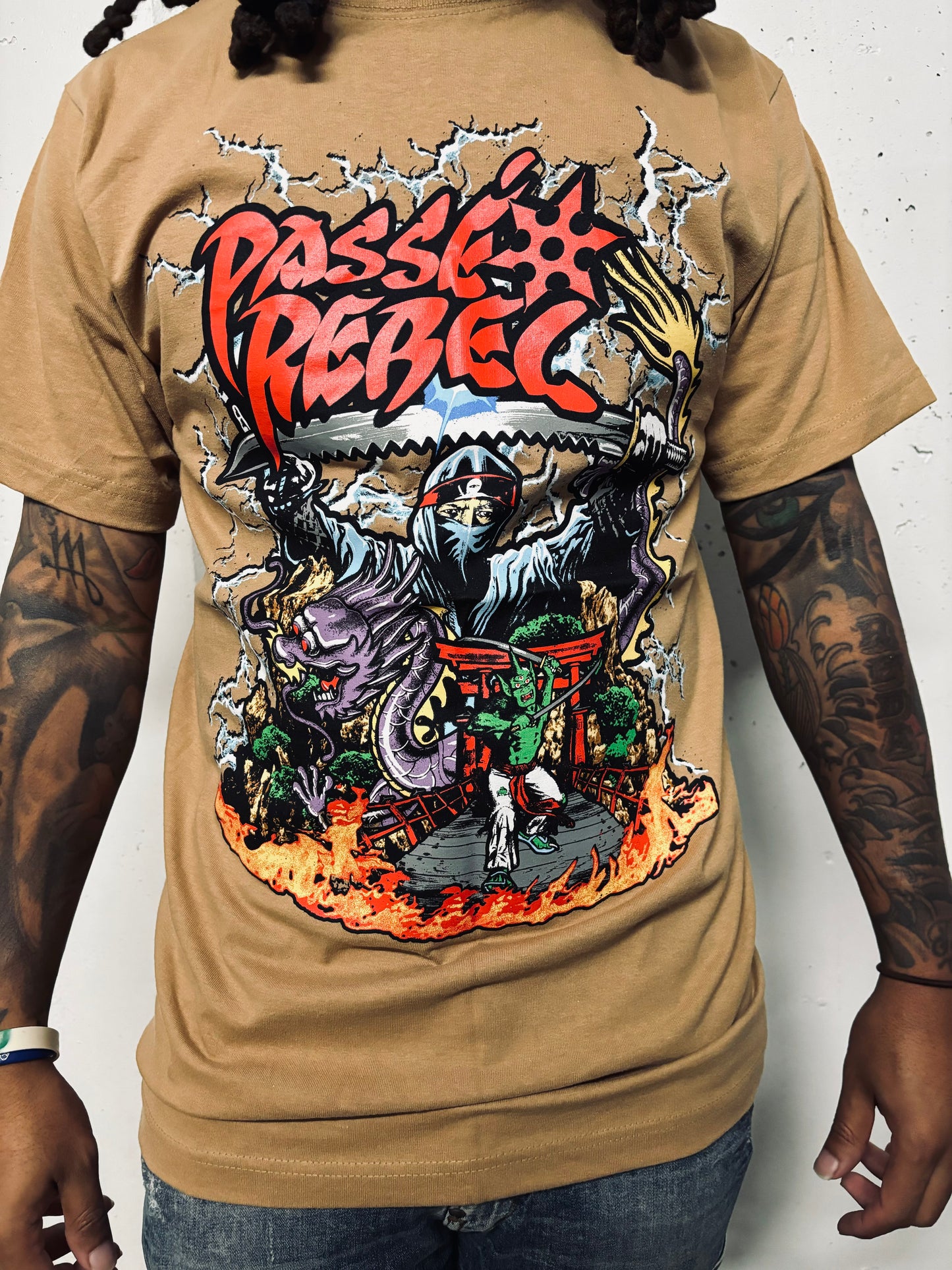 TAN NINJA SHORT SLEEVE